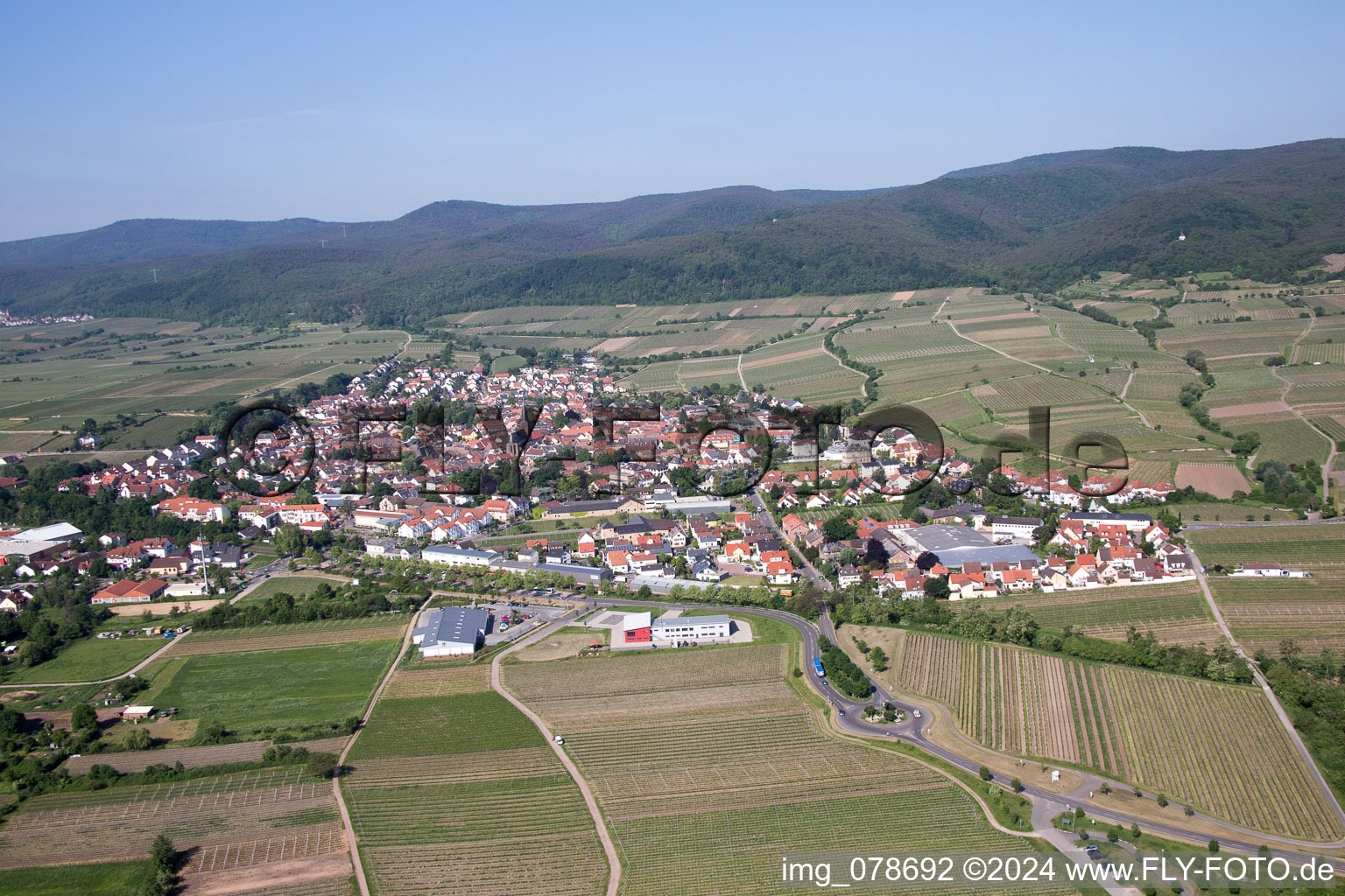 Deidesheim in the state Rhineland-Palatinate, Germany