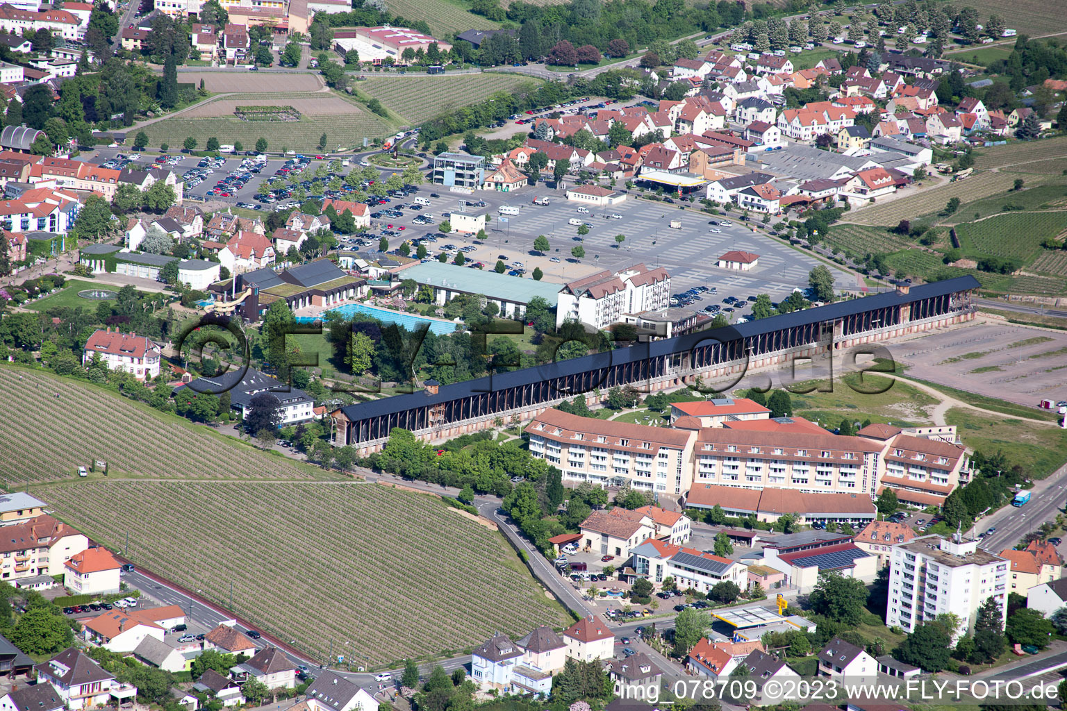 Graduation building Saline in Bad Dürkheim in the state Rhineland-Palatinate, Germany