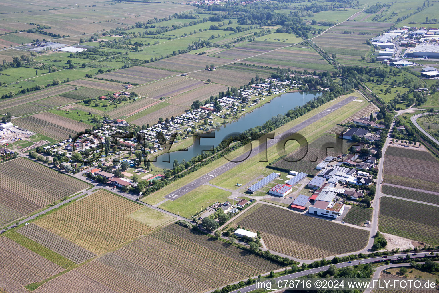 Knaus Camping Park in the district Ungstein in Bad Dürkheim in the state Rhineland-Palatinate, Germany