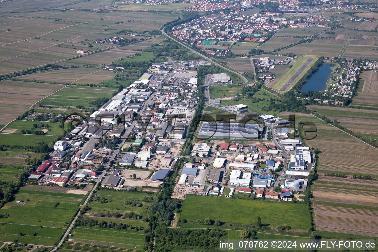 Bruchstr Industrial Area in Bad Dürkheim in the state Rhineland-Palatinate, Germany