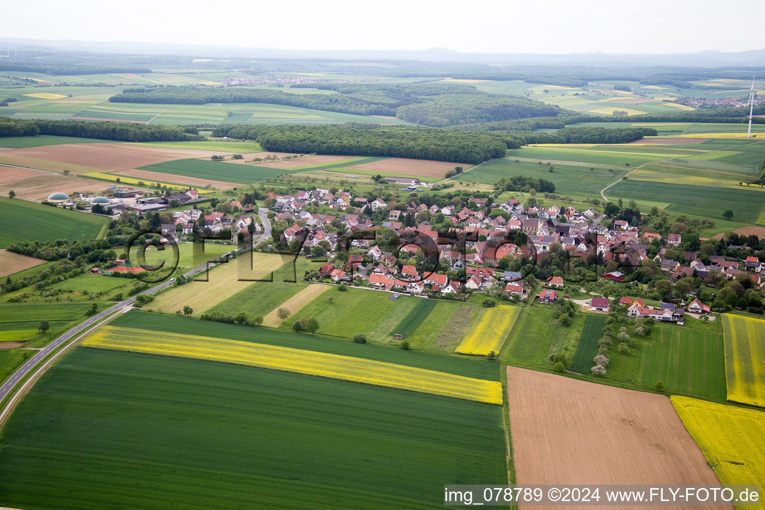 Vasbühl in the state Bavaria, Germany