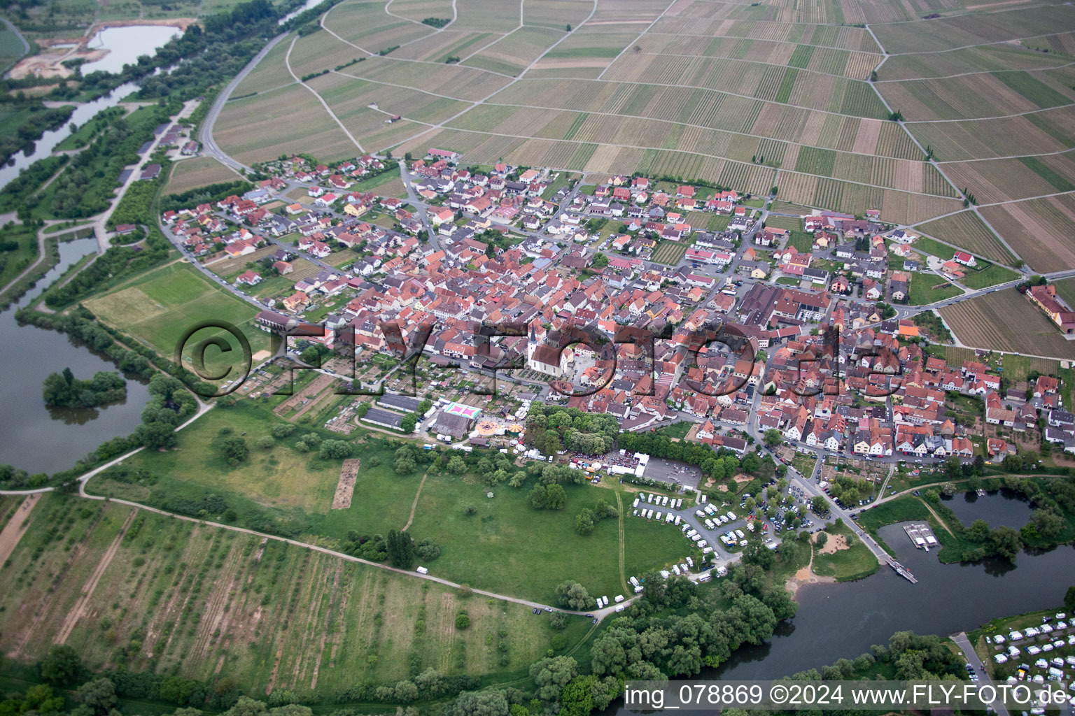 Nordheim am Main in the state Bavaria, Germany