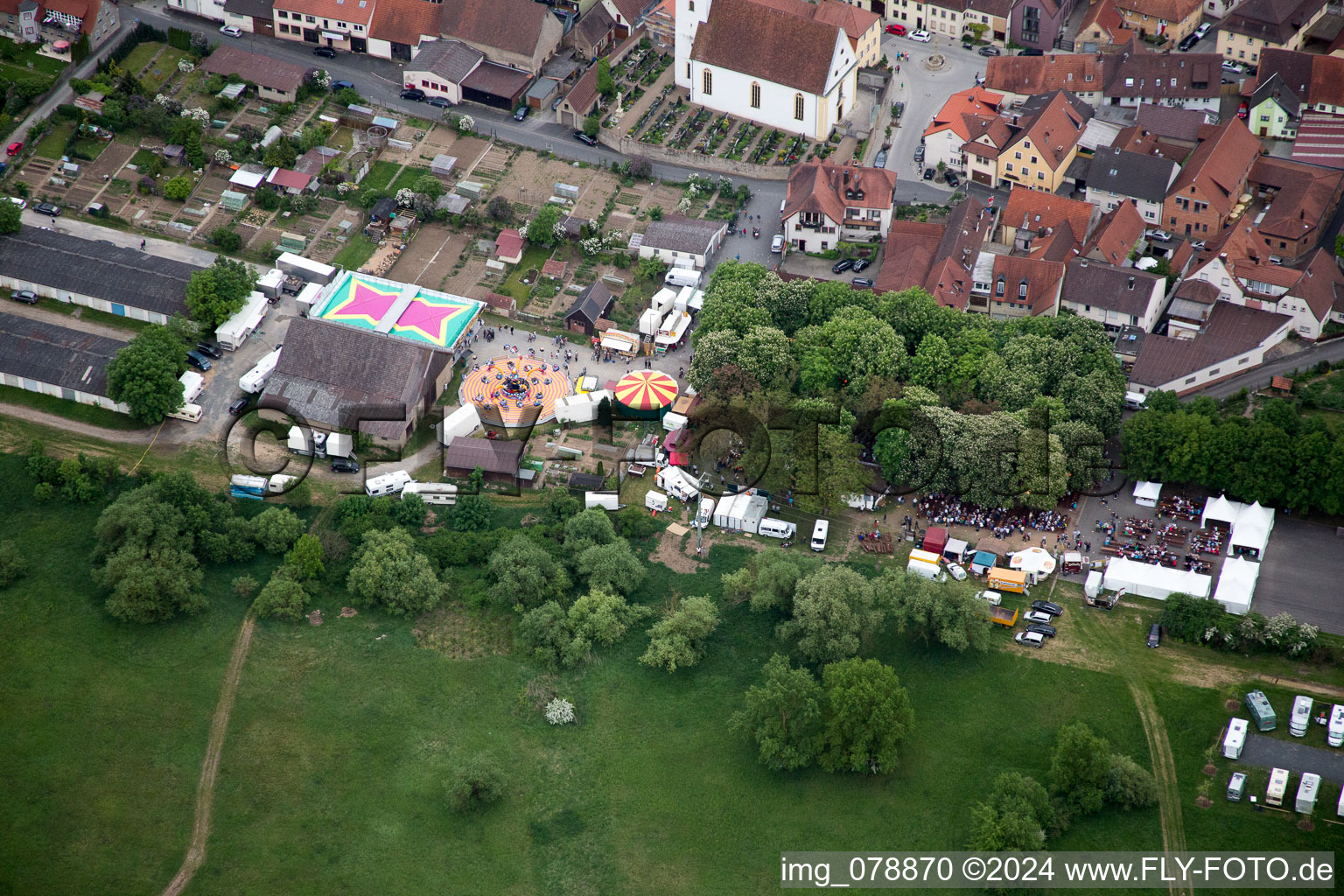 Fahr in the state Bavaria, Germany out of the air