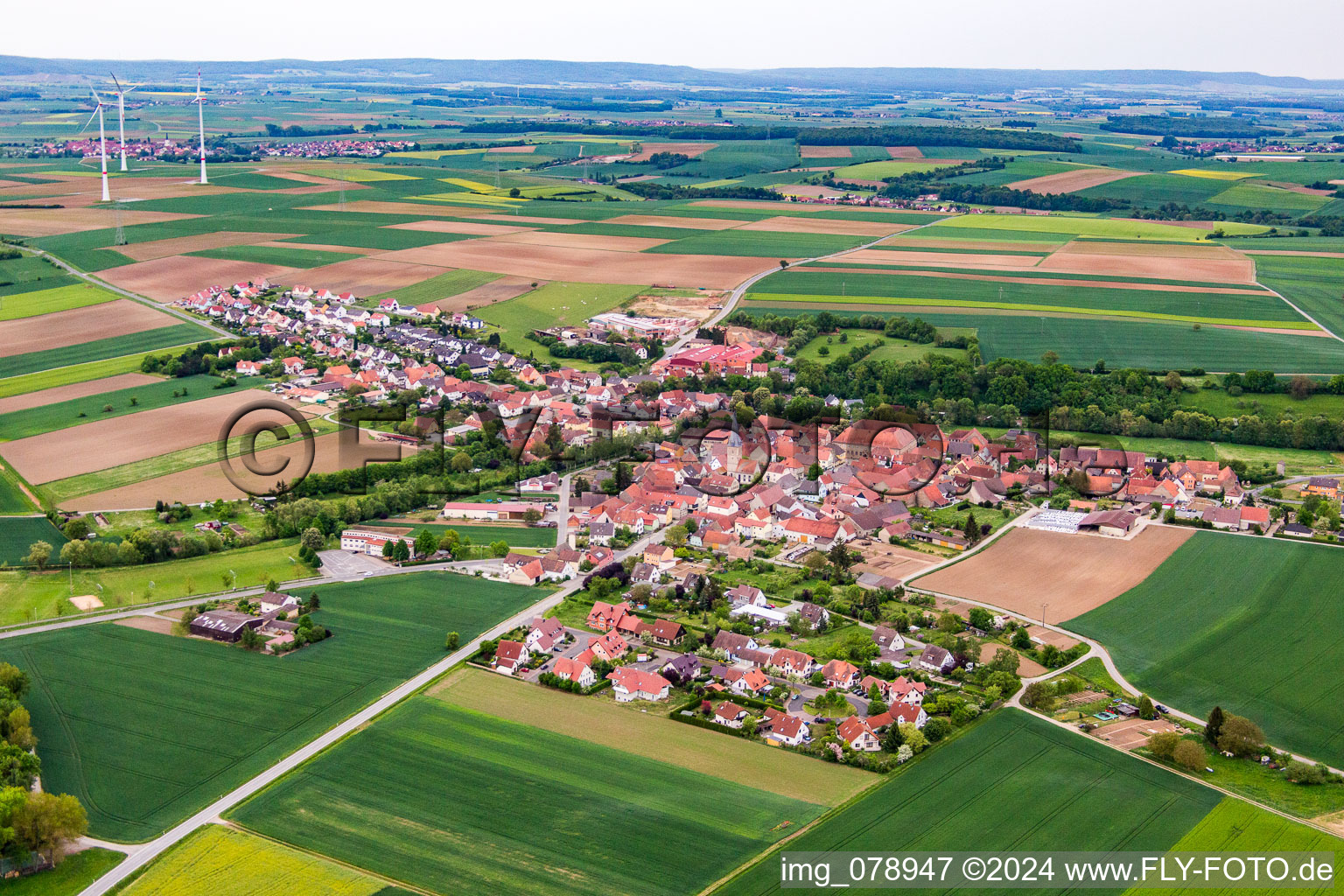 District Zeilitzheim in Kolitzheim in the state Bavaria, Germany