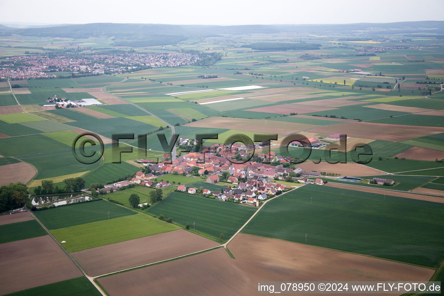 District Brünnstadt in Frankenwinheim in the state Bavaria, Germany