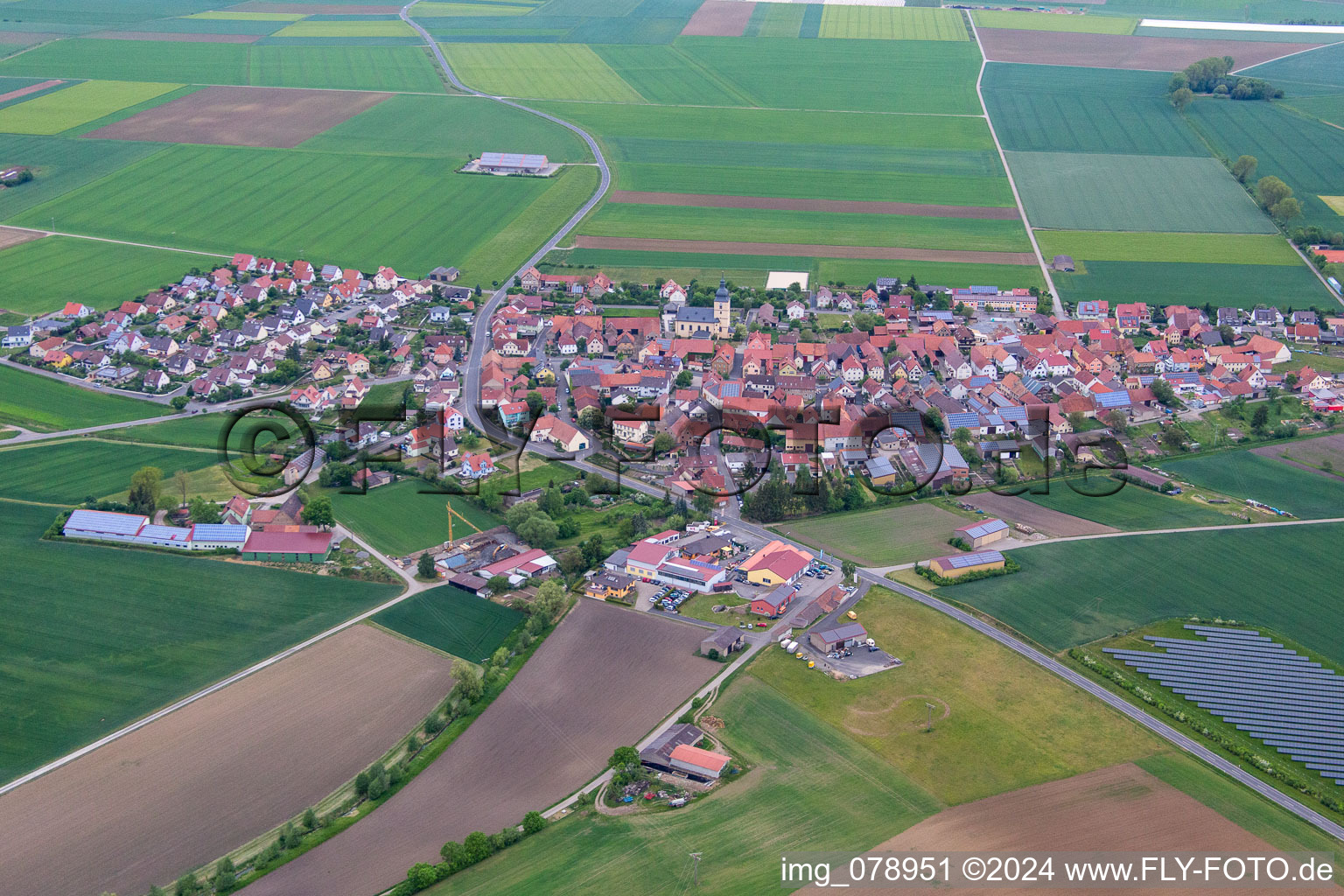 Herlheim in the state Bavaria, Germany