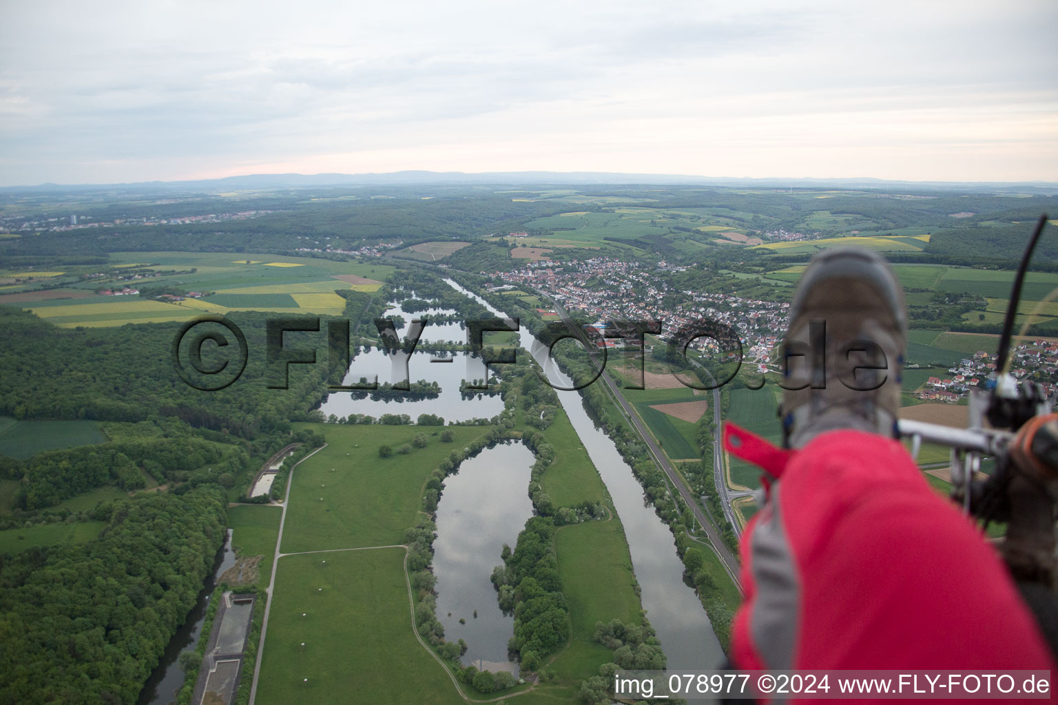 Schonungen in the state Bavaria, Germany