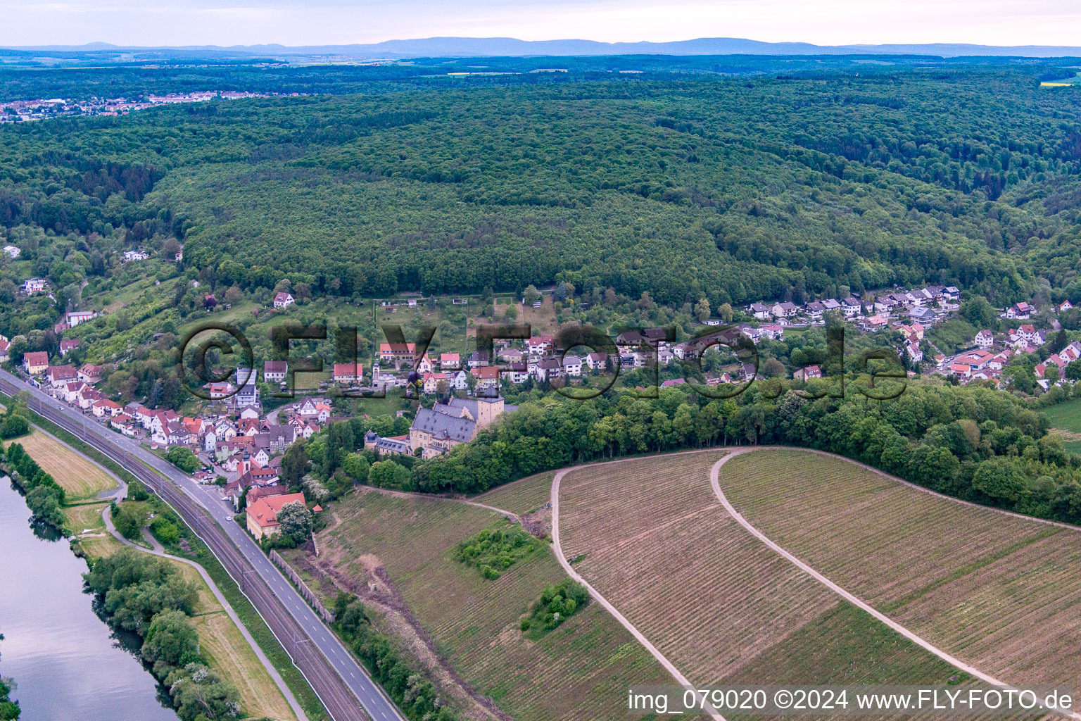 District Mainberg in Schonungen in the state Bavaria, Germany