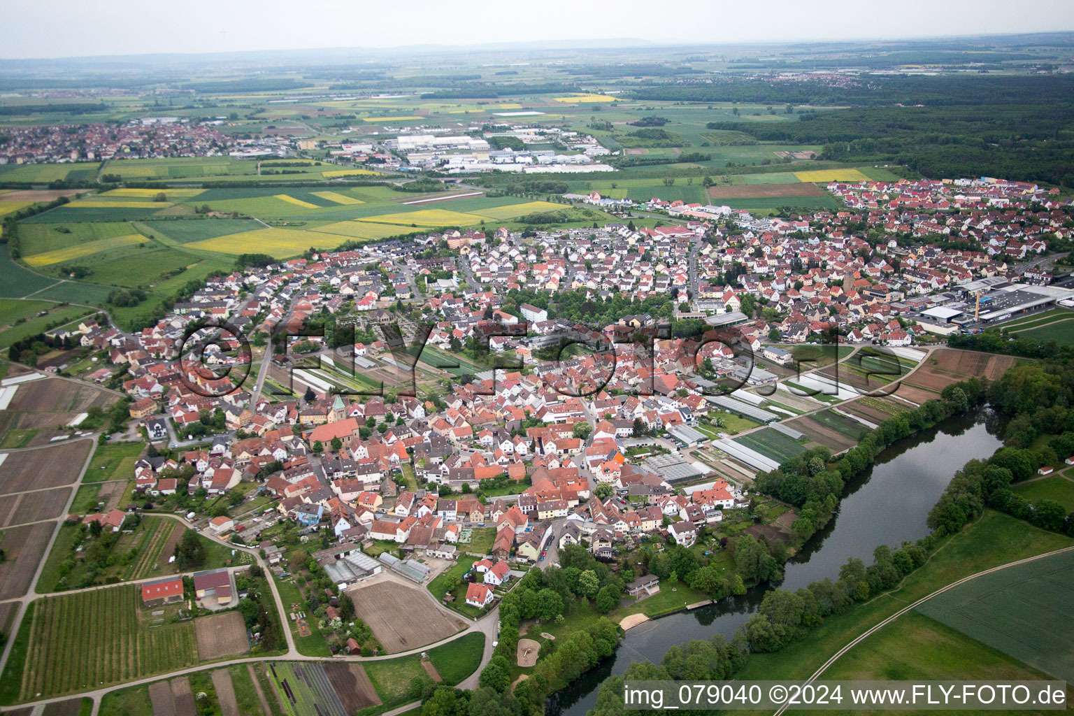 Sennfeld in the state Bavaria, Germany