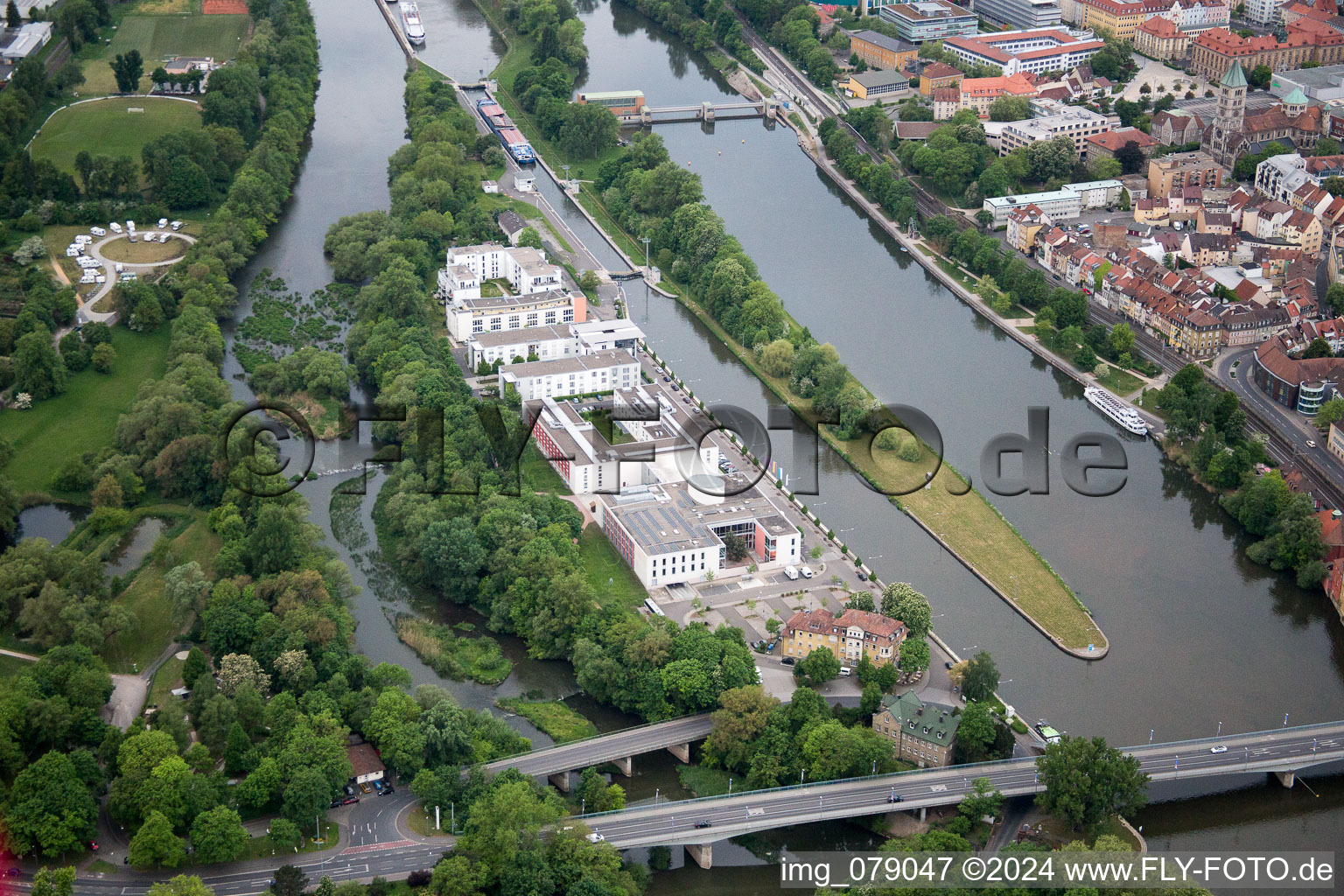 Schweinfurt in the state Bavaria, Germany out of the air