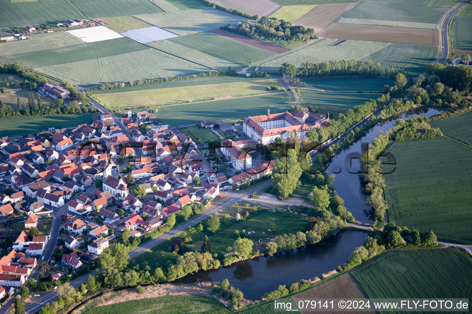 District Heidenfeld in Röthlein in the state Bavaria, Germany