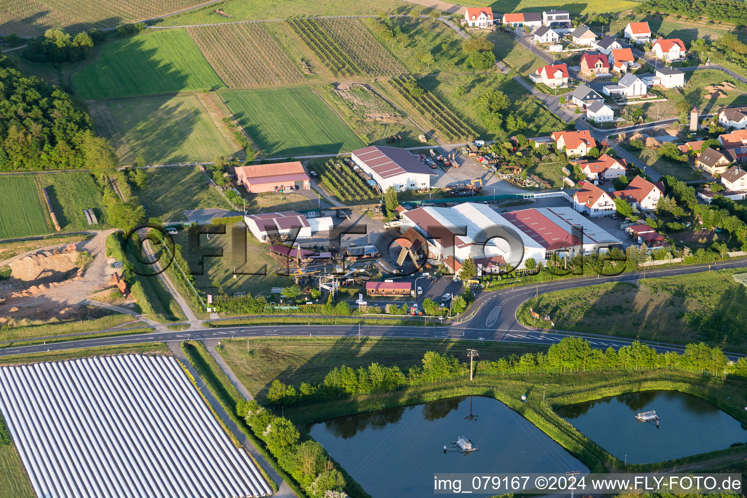 Museum building ensemble of Museums fuer Militaer- and Zeitgeschichte. e. V. in Stammheim in the state Bavaria, Germany