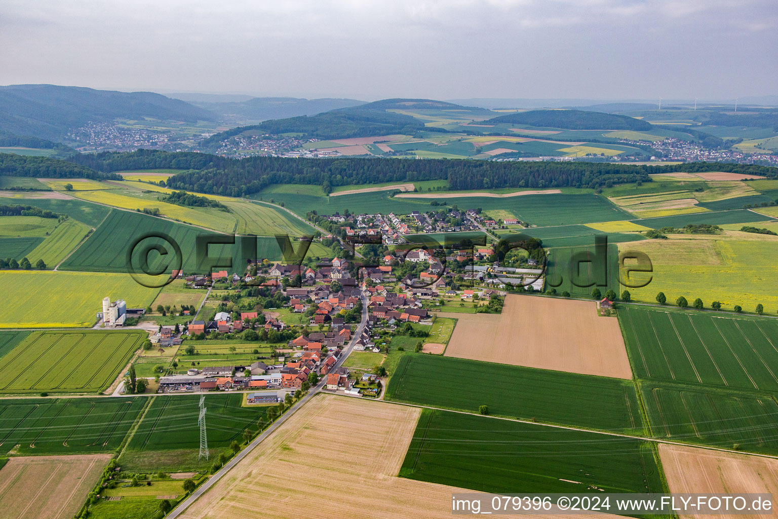 From the north in Heyen in the state Lower Saxony, Germany