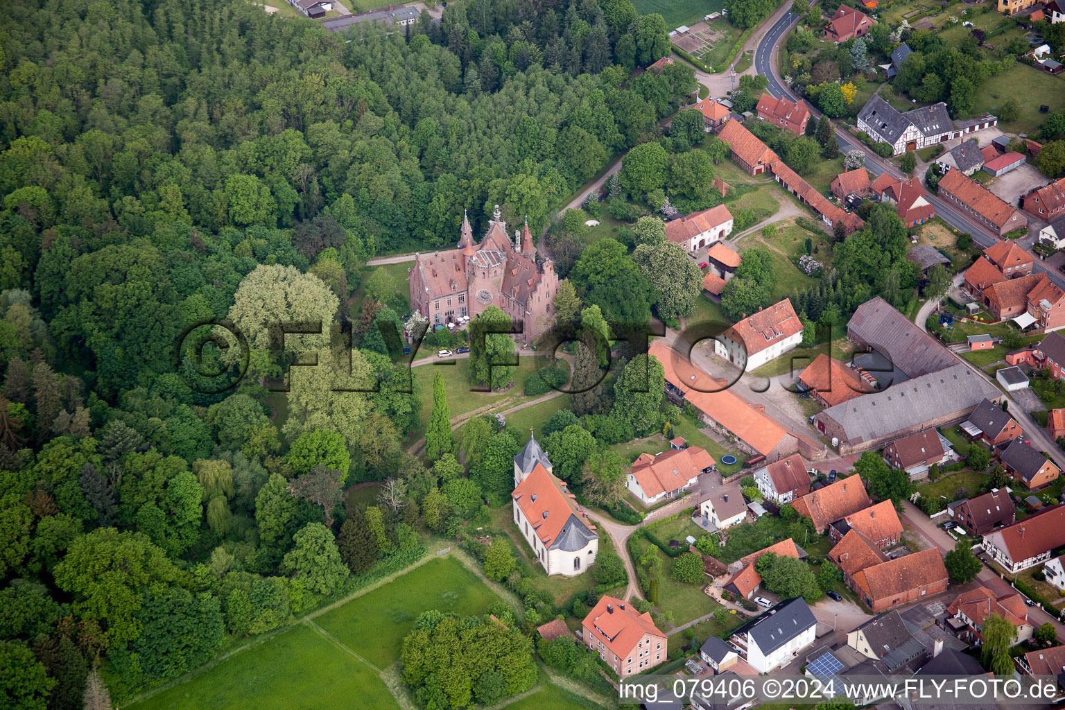 Church building in the district Hastenbeck in Hameln in the state Lower Saxony, Germany