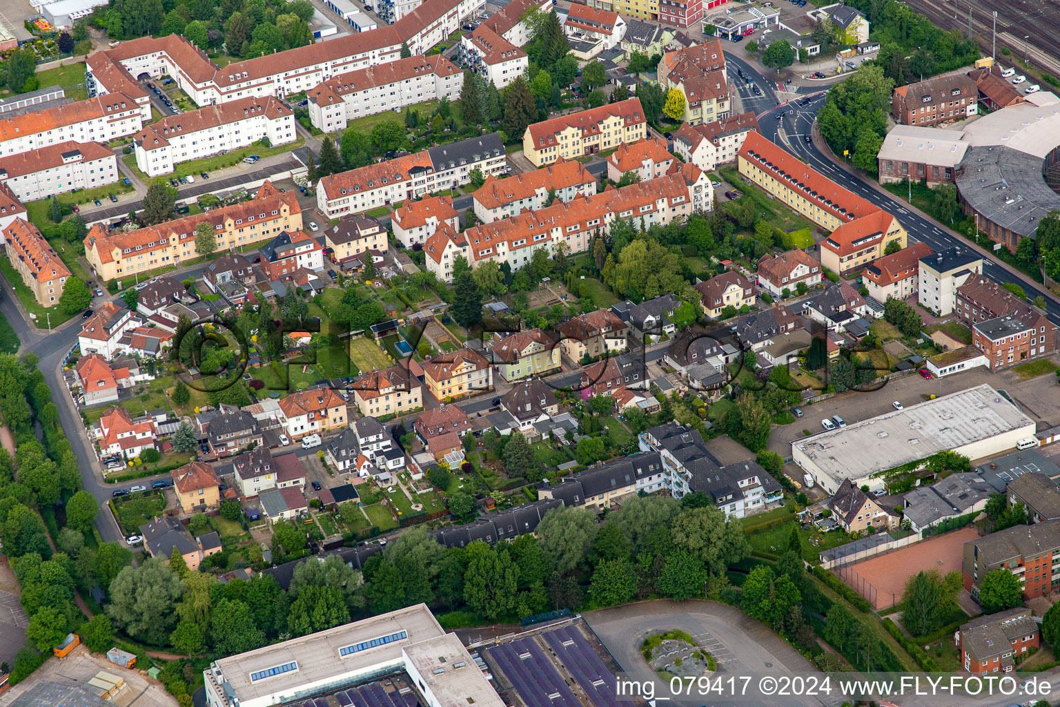 Stüvestr in Hameln in the state Lower Saxony, Germany