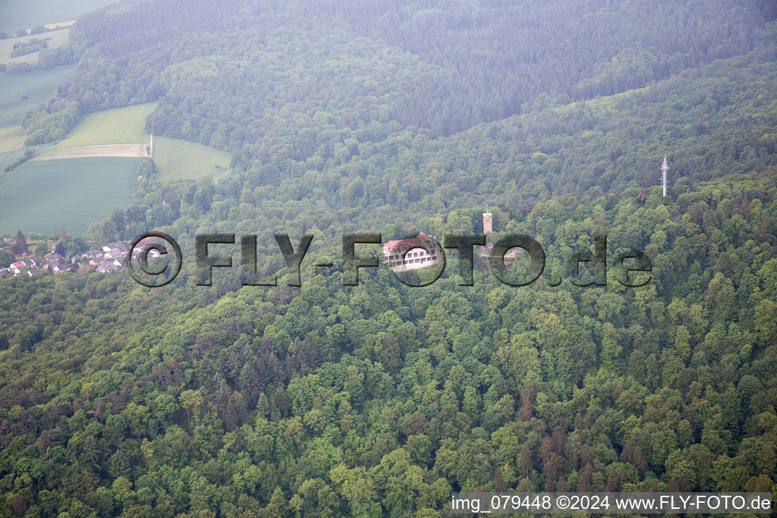 Hameln in the state Lower Saxony, Germany seen from above