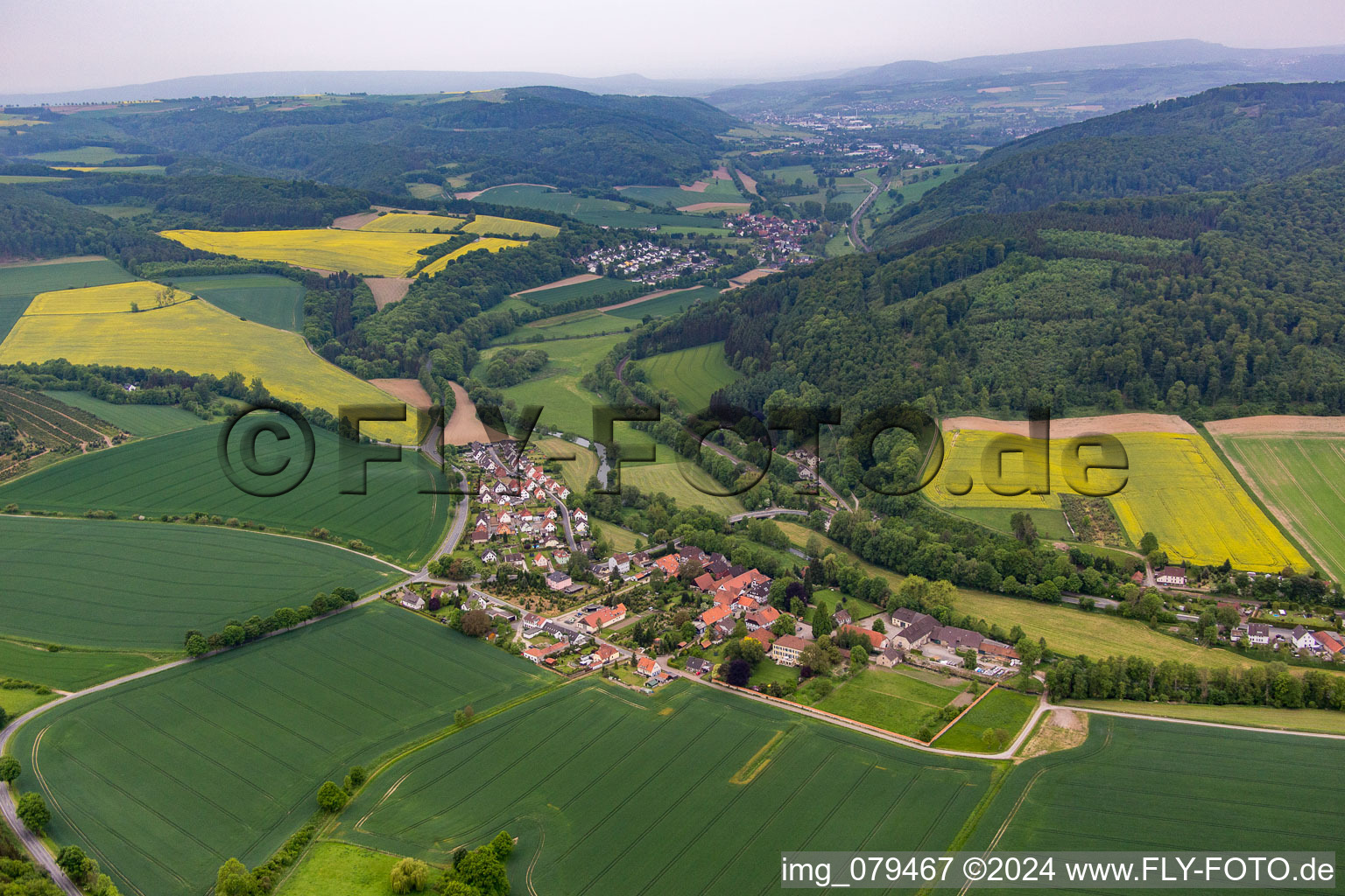 District Welsede in Emmerthal in the state Lower Saxony, Germany