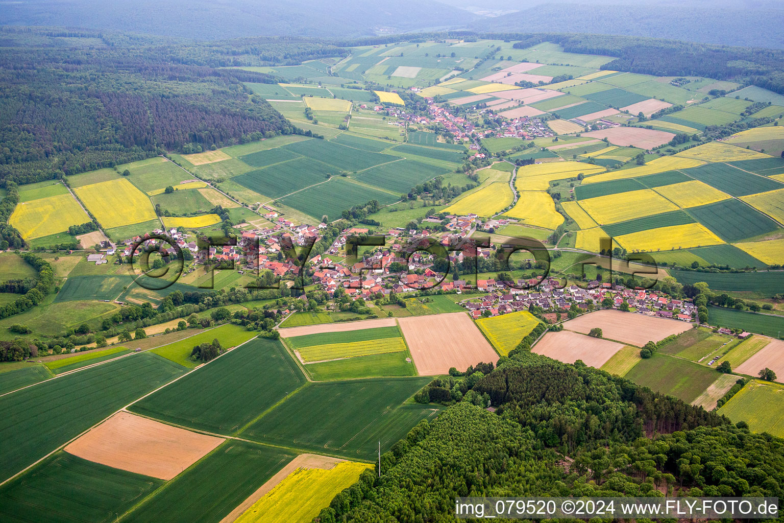 District Heisebeck in Wesertal in the state Hesse, Germany