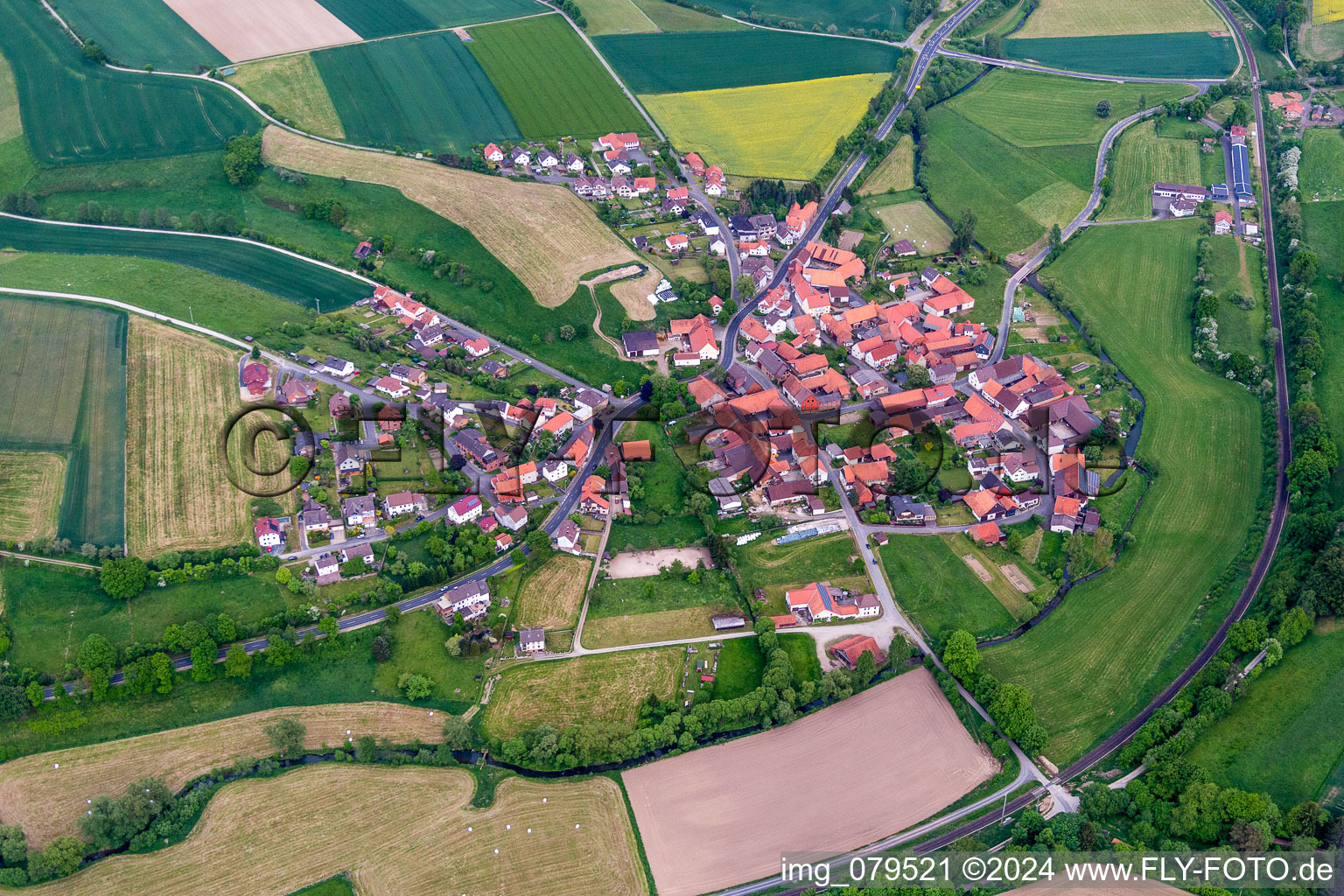 District Offensen in Uslar in the state Lower Saxony, Germany