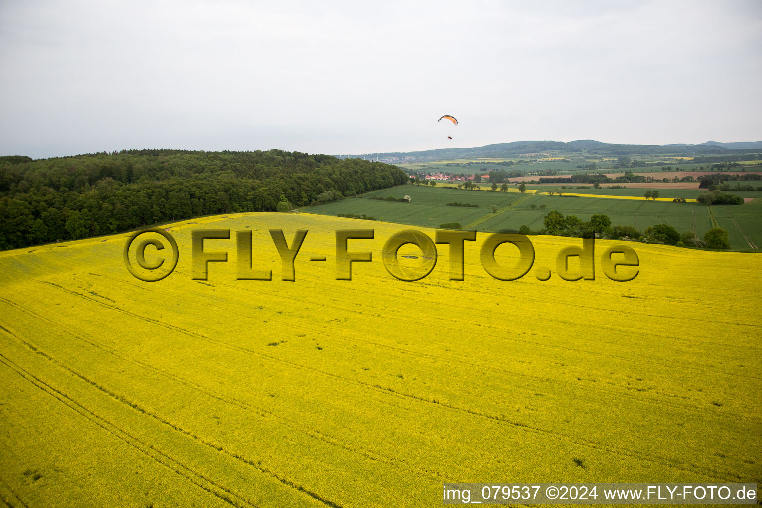 Aerial view of Propeller search unsuccessful in Eberhausen in the state Lower Saxony, Germany