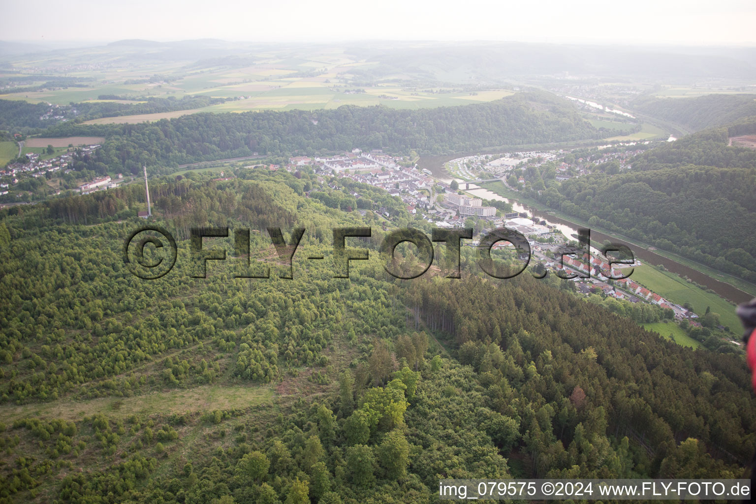 Bad Karlshafen in the state Hesse, Germany