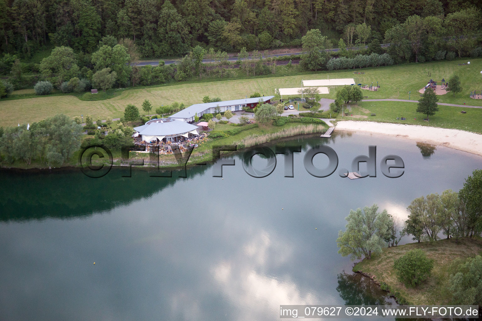 Godelheim in Höxter in the state North Rhine-Westphalia, Germany seen from above