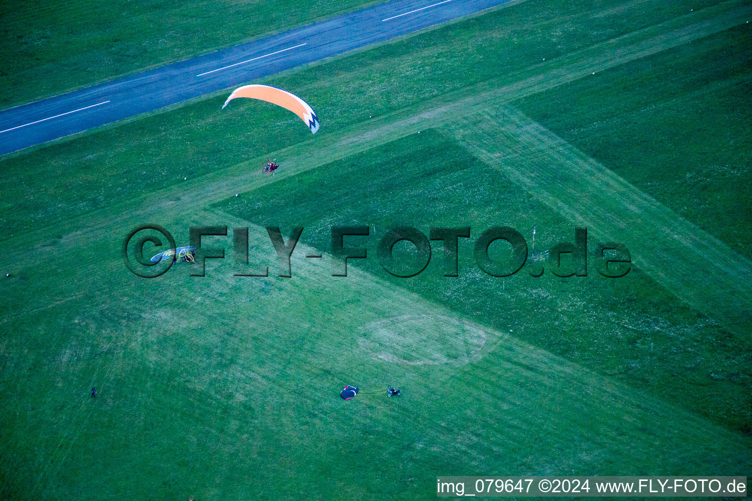 Oblique view of Holzminden (Rauschenberg Airfield) in Höxter in the state North Rhine-Westphalia, Germany