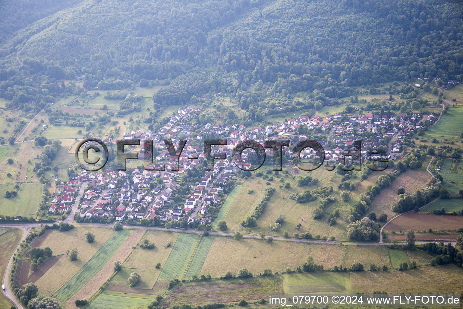 District Oberweier in Ettlingen in the state Baden-Wuerttemberg, Germany