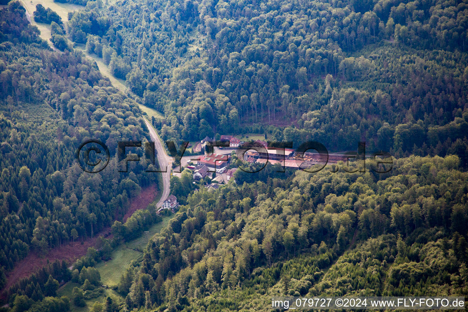 Straubenhardt, sawmill Heinrich Jäck GmbH in Holzbachtal in the district Schielberg in Marxzell in the state Baden-Wuerttemberg, Germany