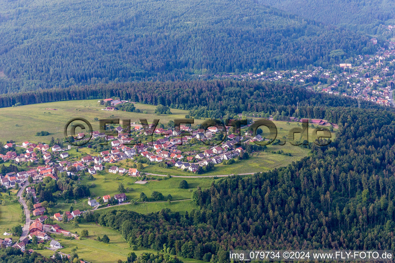 District Rotensol in Bad Herrenalb in the state Baden-Wuerttemberg, Germany