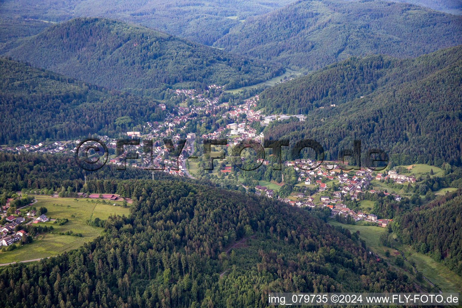 District Kullenmühle in Bad Herrenalb in the state Baden-Wuerttemberg, Germany