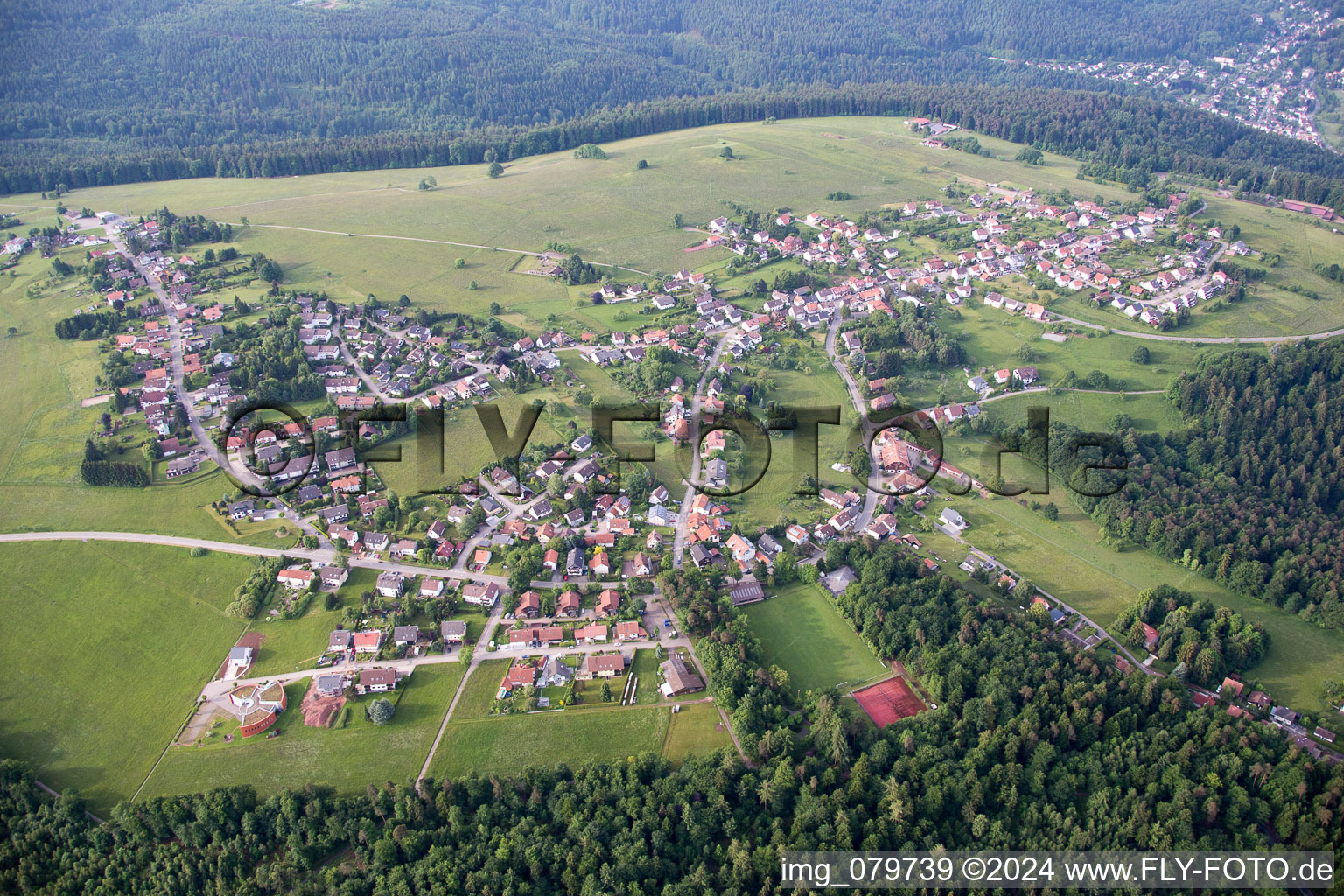 Walsdseestr in the district Rotensol in Bad Herrenalb in the state Baden-Wuerttemberg, Germany