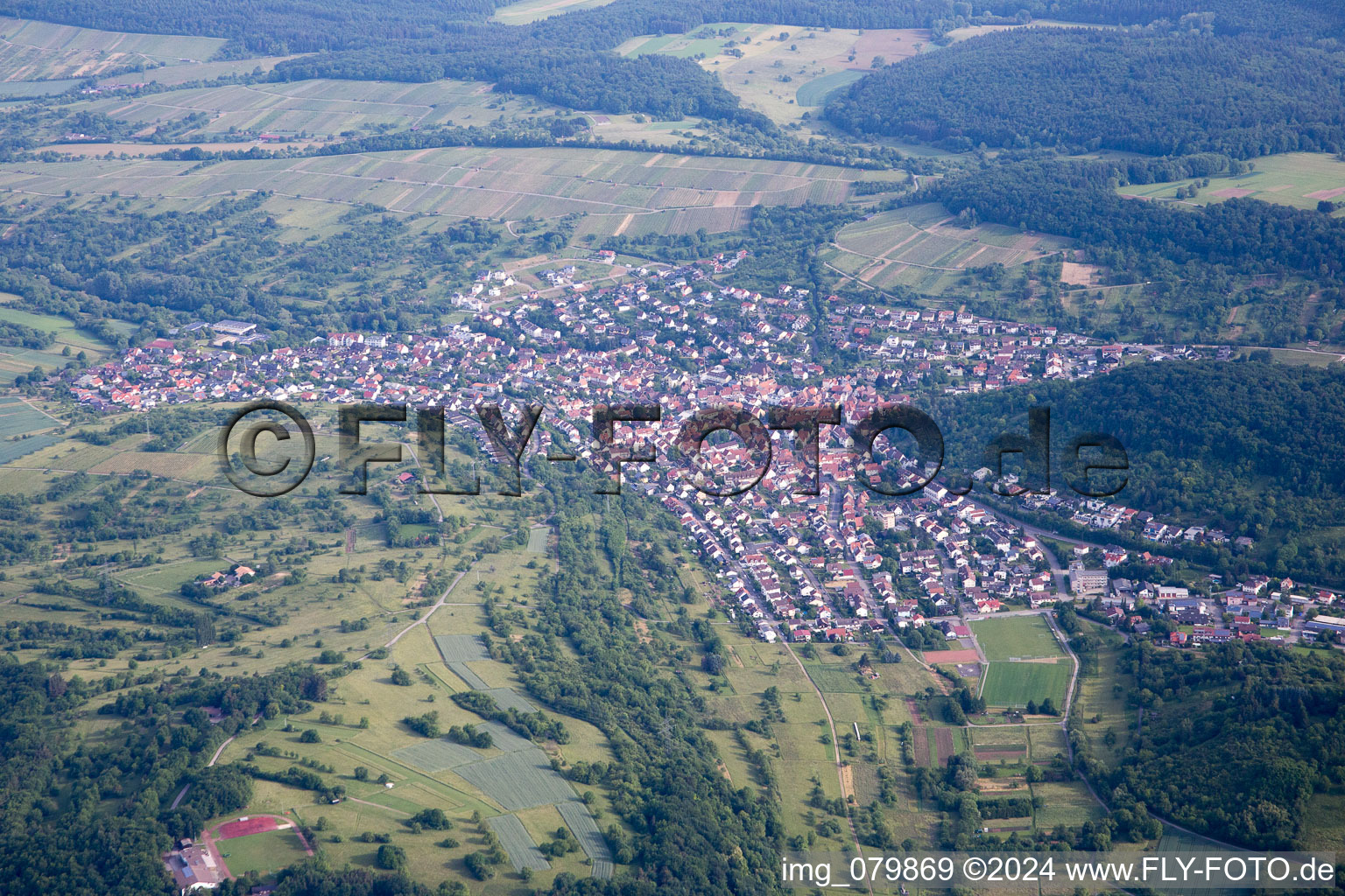 Keltern in the state Baden-Wuerttemberg, Germany