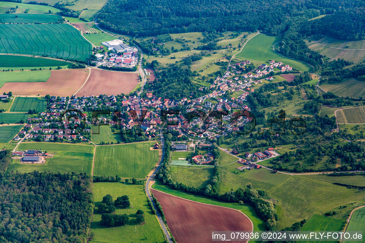 District Diefenbach in Sternenfels in the state Baden-Wuerttemberg, Germany