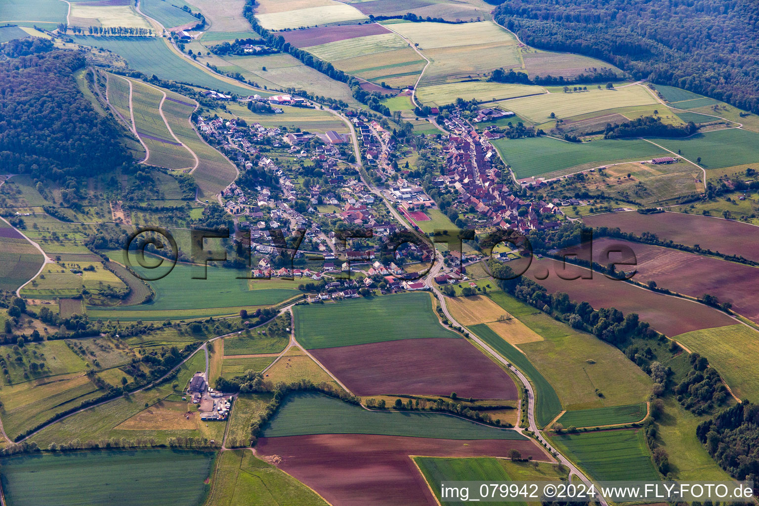 District Schützingen in Illingen in the state Baden-Wuerttemberg, Germany