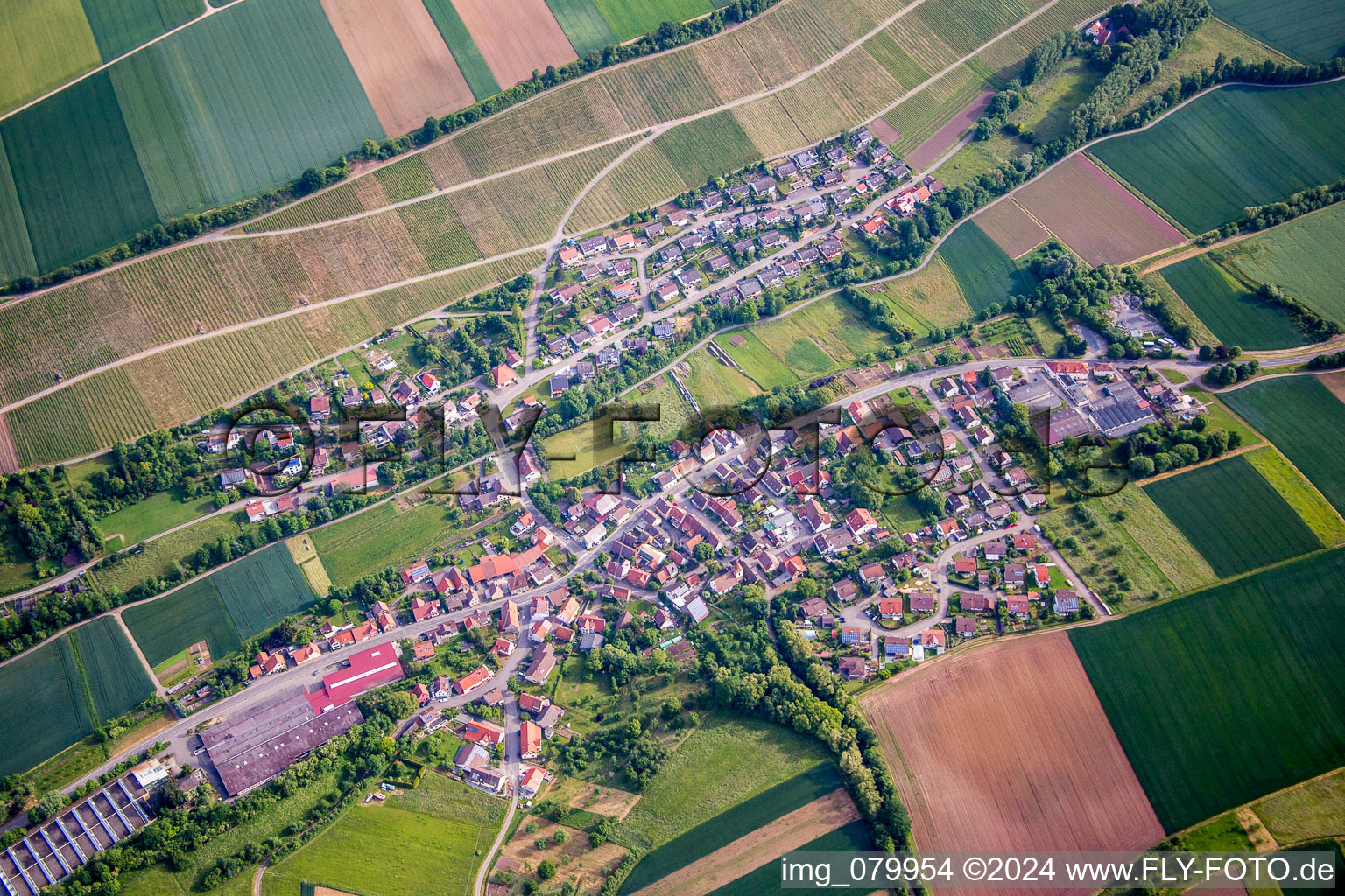 District Weiler an der Zaber in Pfaffenhofen in the state Baden-Wuerttemberg, Germany