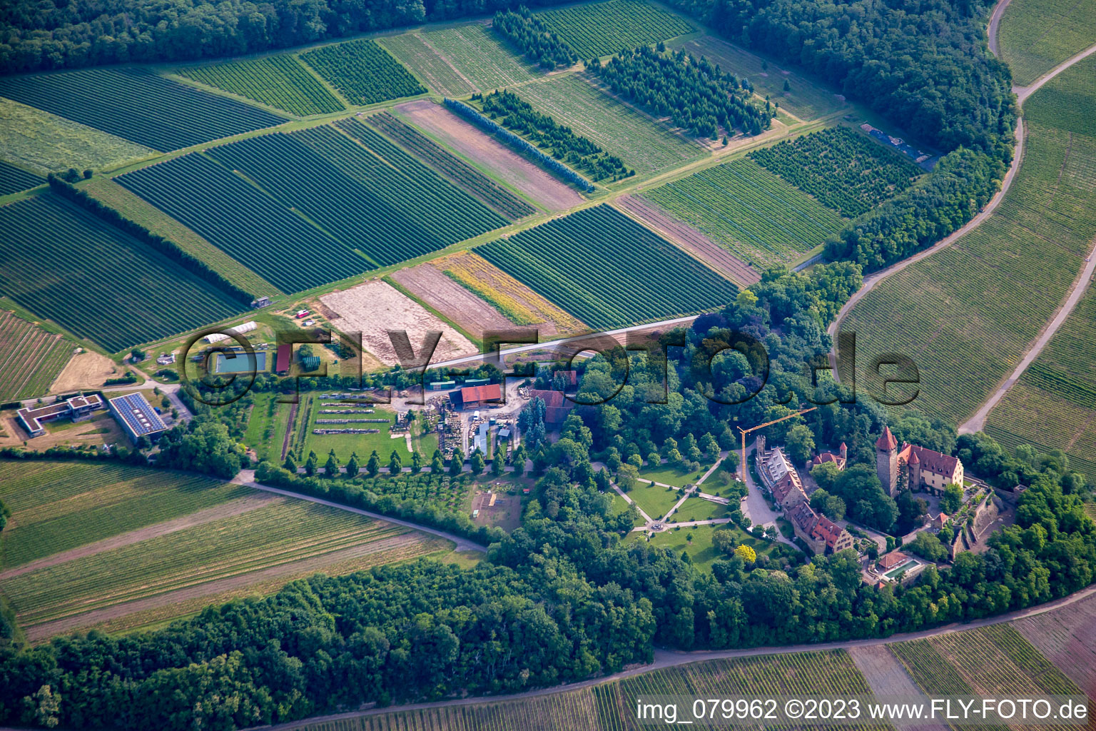 Stocksberg Castle in the district Stockheim in Brackenheim in the state Baden-Wuerttemberg, Germany