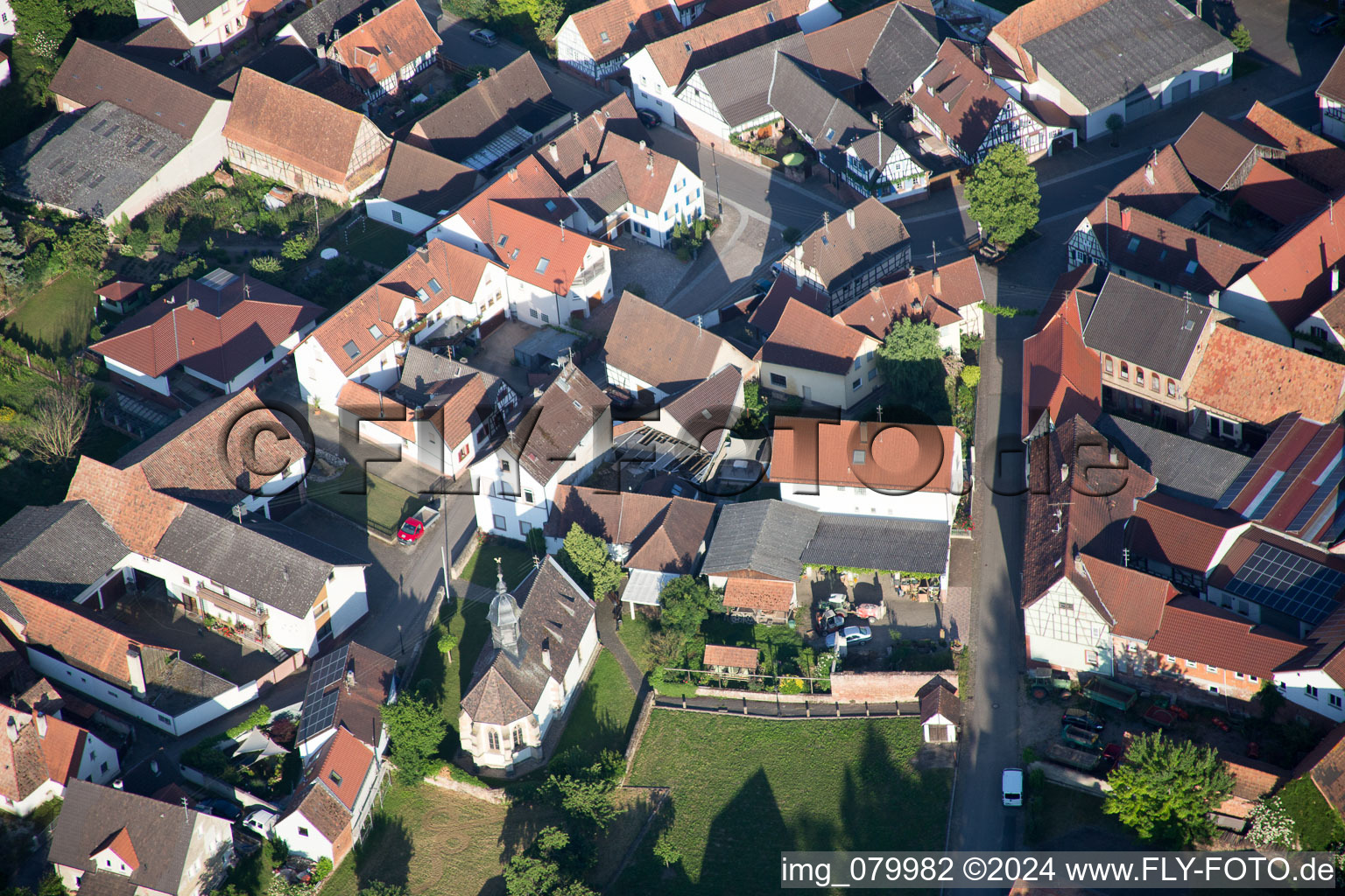 Church building in the village of in Dierbach in the state Rhineland-Palatinate