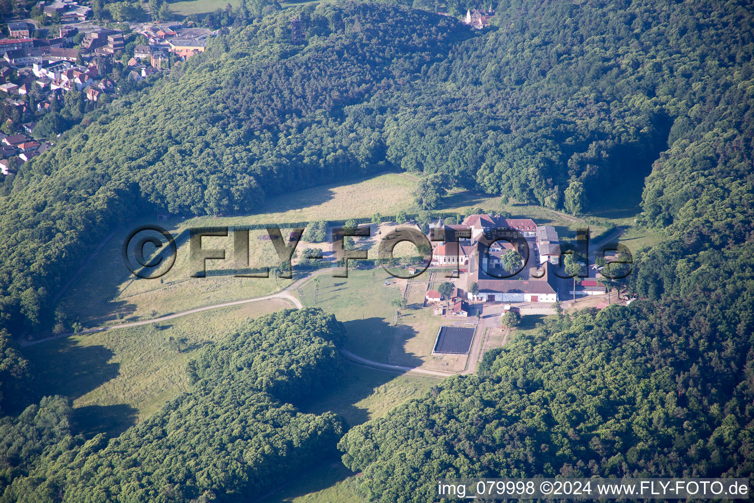 Lock in Bad Bergzabern in the state Rhineland-Palatinate, Germany