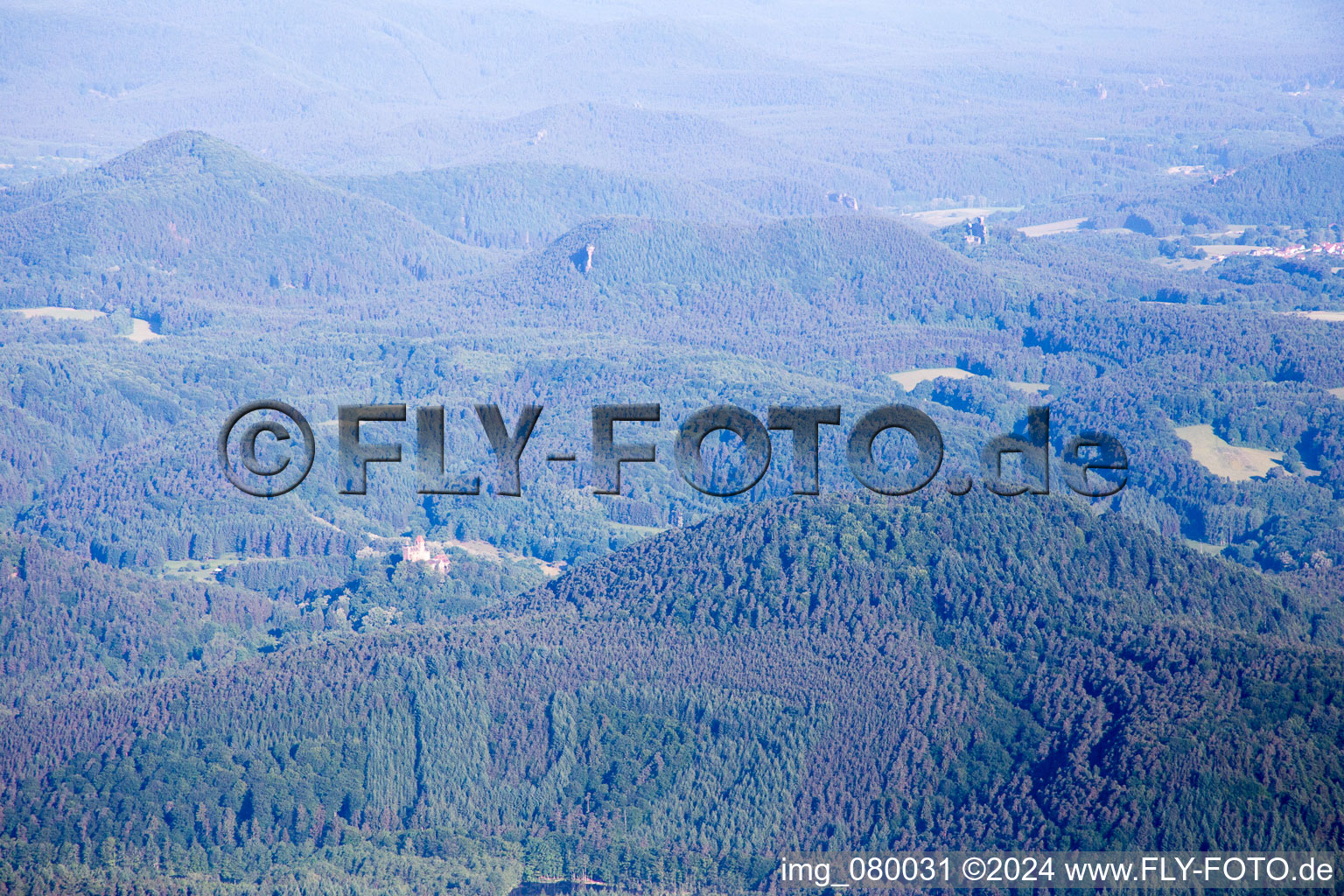 Bird's eye view of Böllenborn in the state Rhineland-Palatinate, Germany