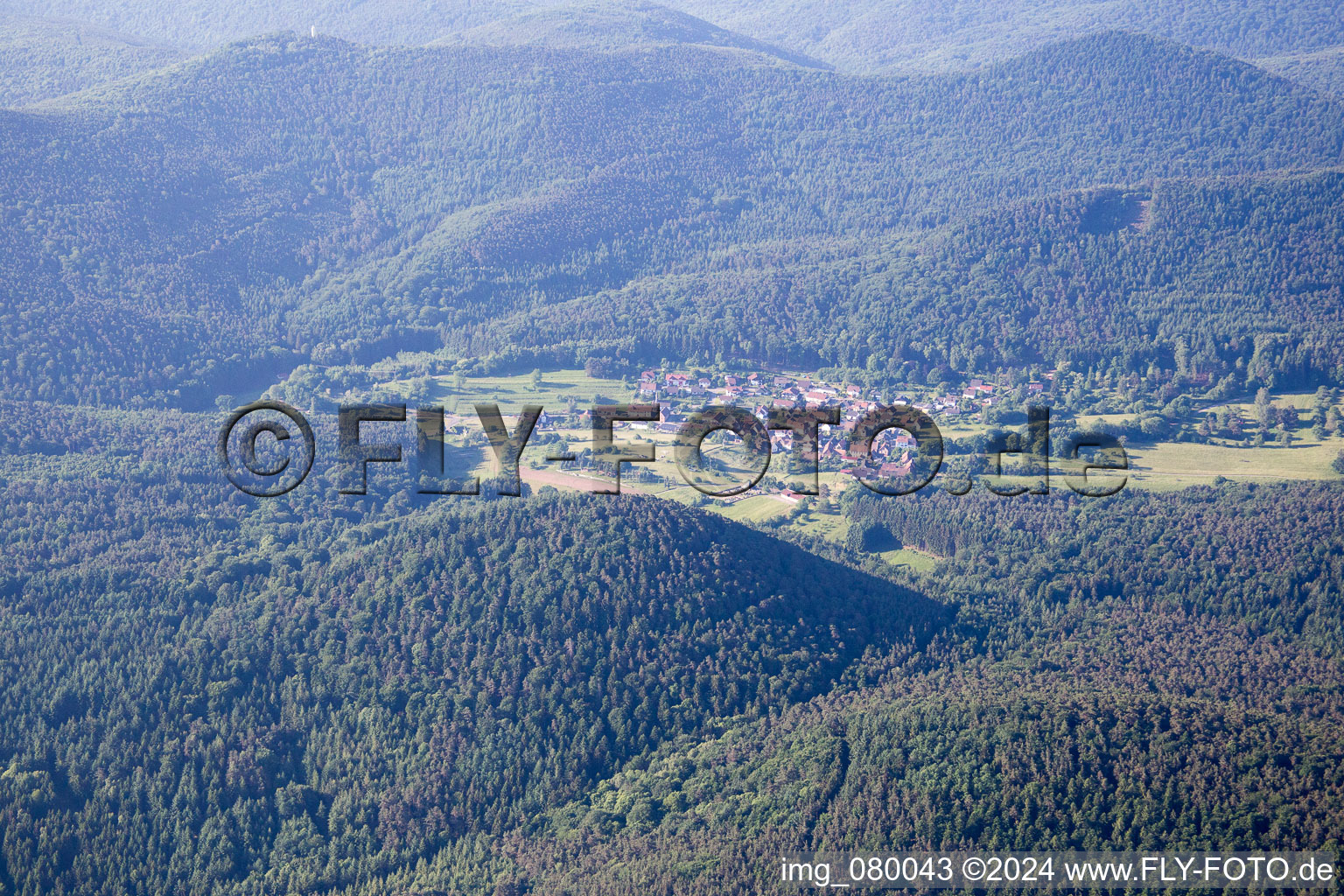 Böllenborn in the state Rhineland-Palatinate, Germany from the drone perspective