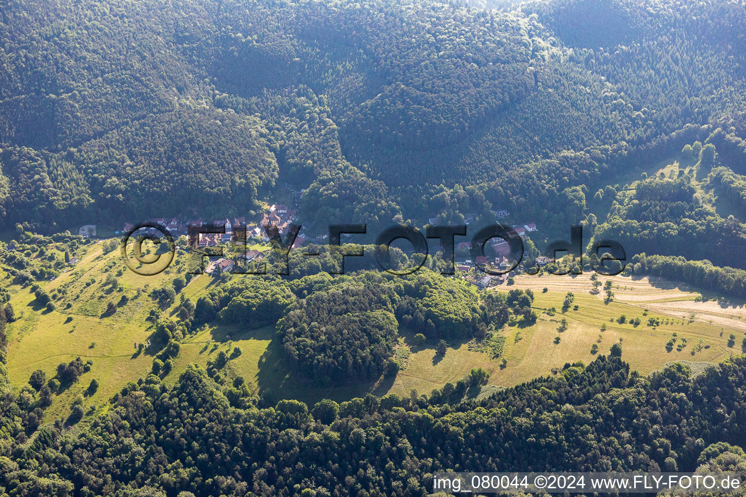 Aerial photograpy of Blankenborn in the state Rhineland-Palatinate, Germany