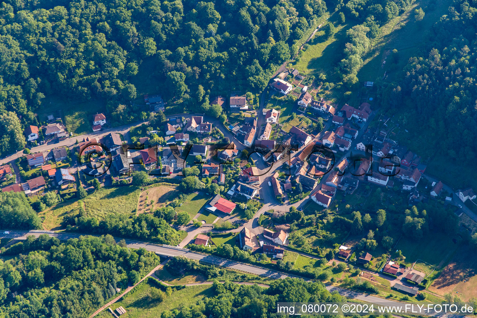 District Münchweiler in Münchweiler am Klingbach in the state Rhineland-Palatinate, Germany