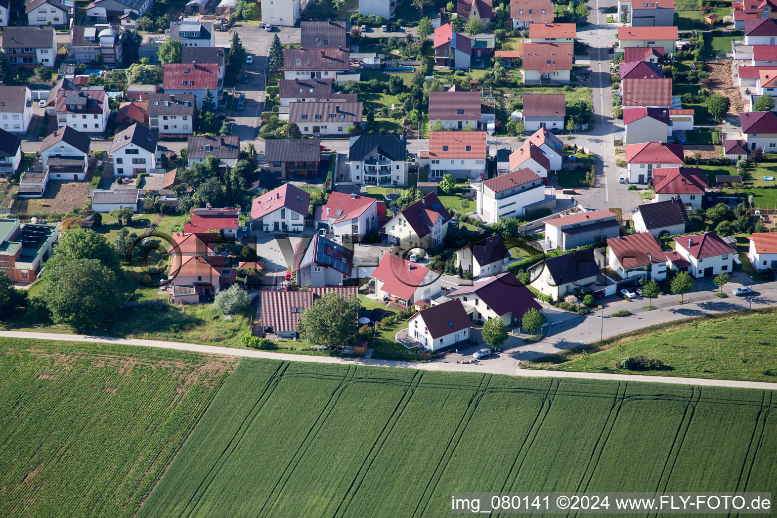 Oblique view of Kandel in the state Rhineland-Palatinate, Germany