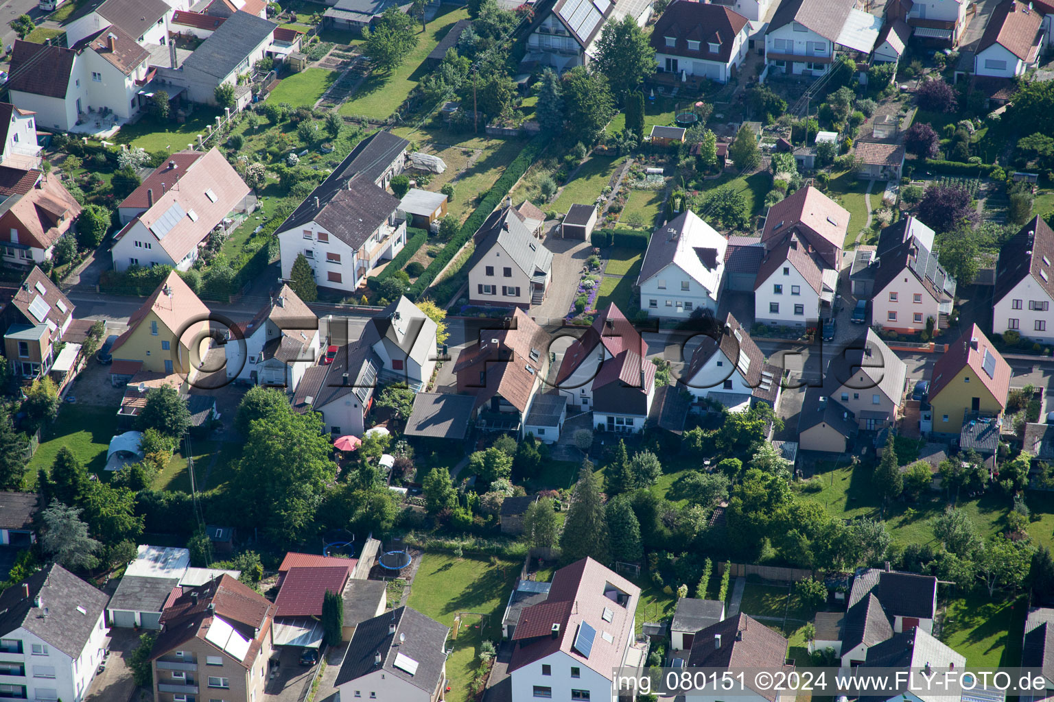 Drone image of Kandel in the state Rhineland-Palatinate, Germany