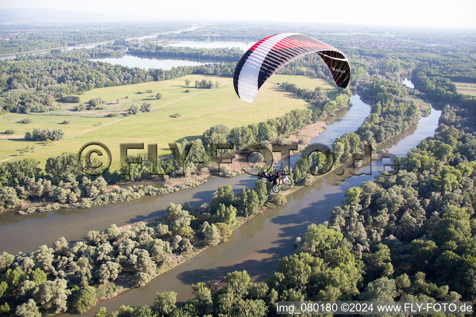 Aerial photograpy of Munchhausen in the state Bas-Rhin, France