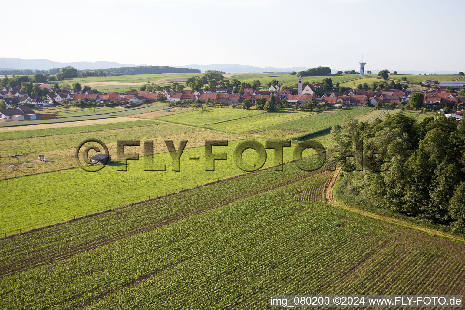 Oberrœdern in the state Bas-Rhin, France