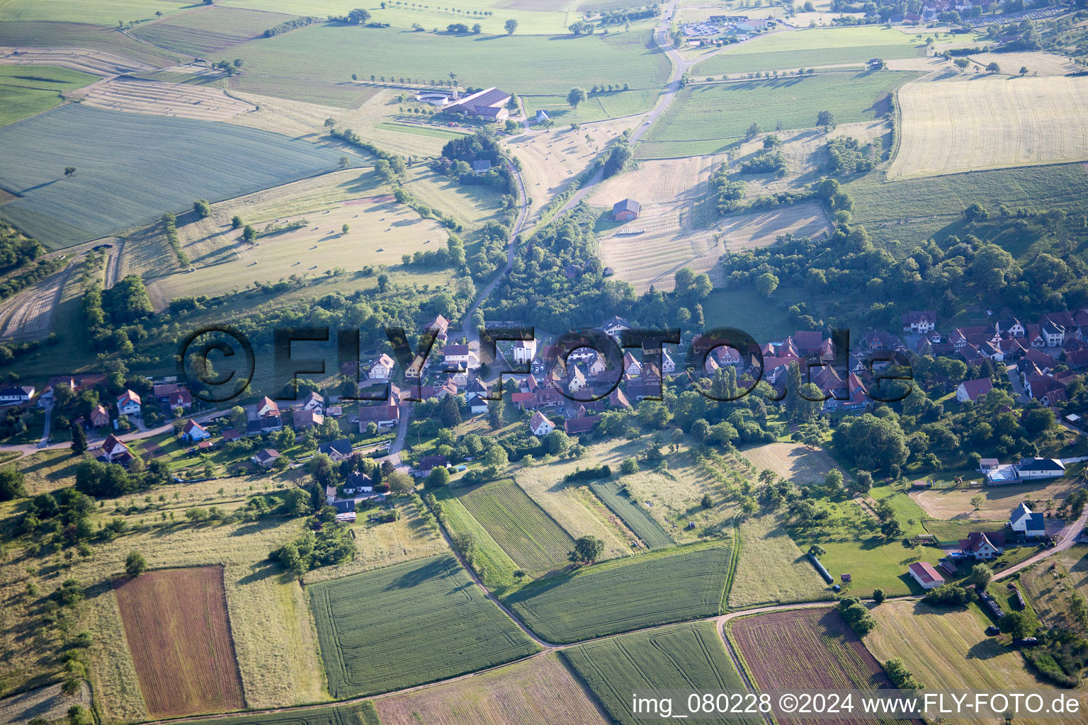 Mitschdorf in the state Bas-Rhin, France