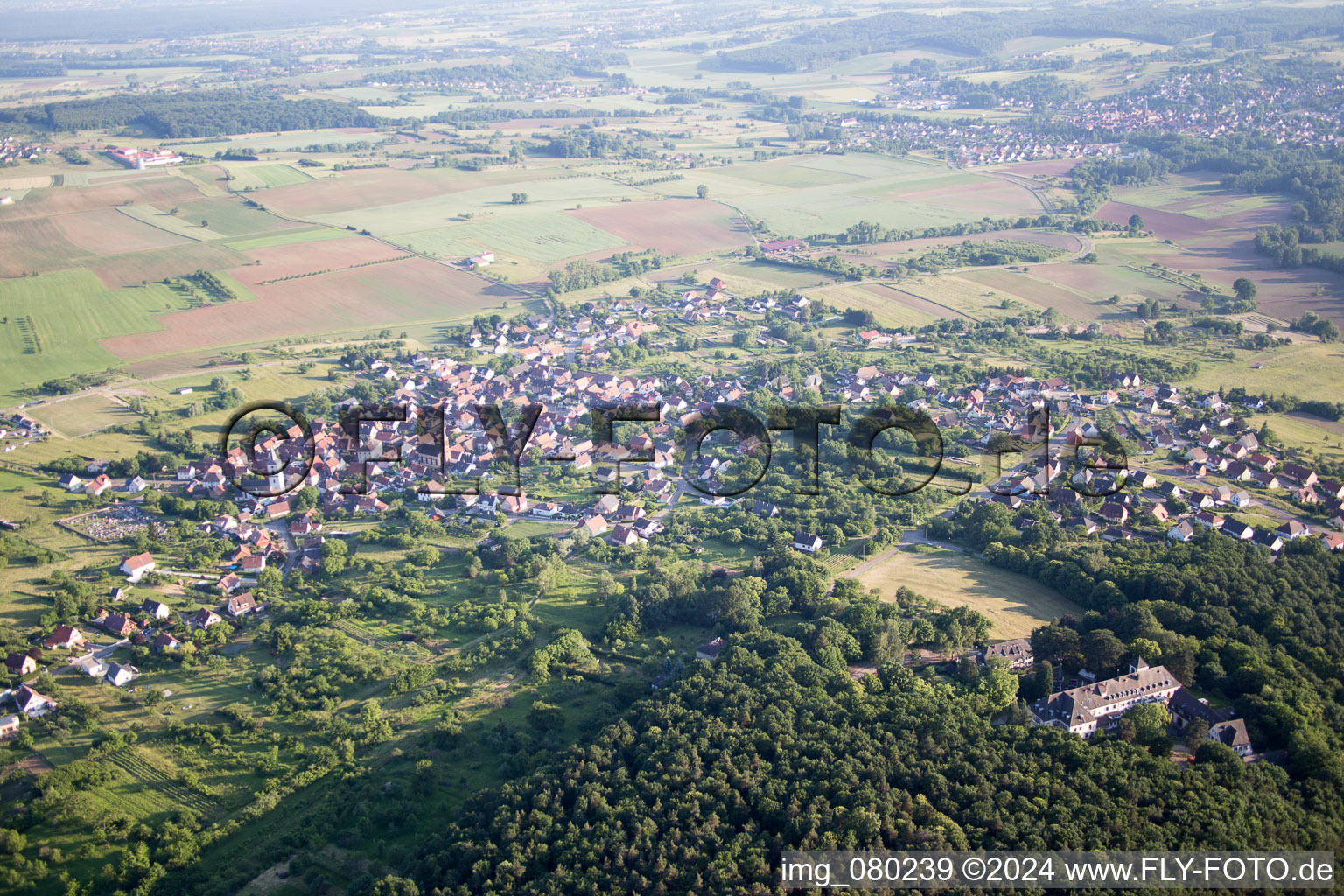 Gœrsdorf in the state Bas-Rhin, France