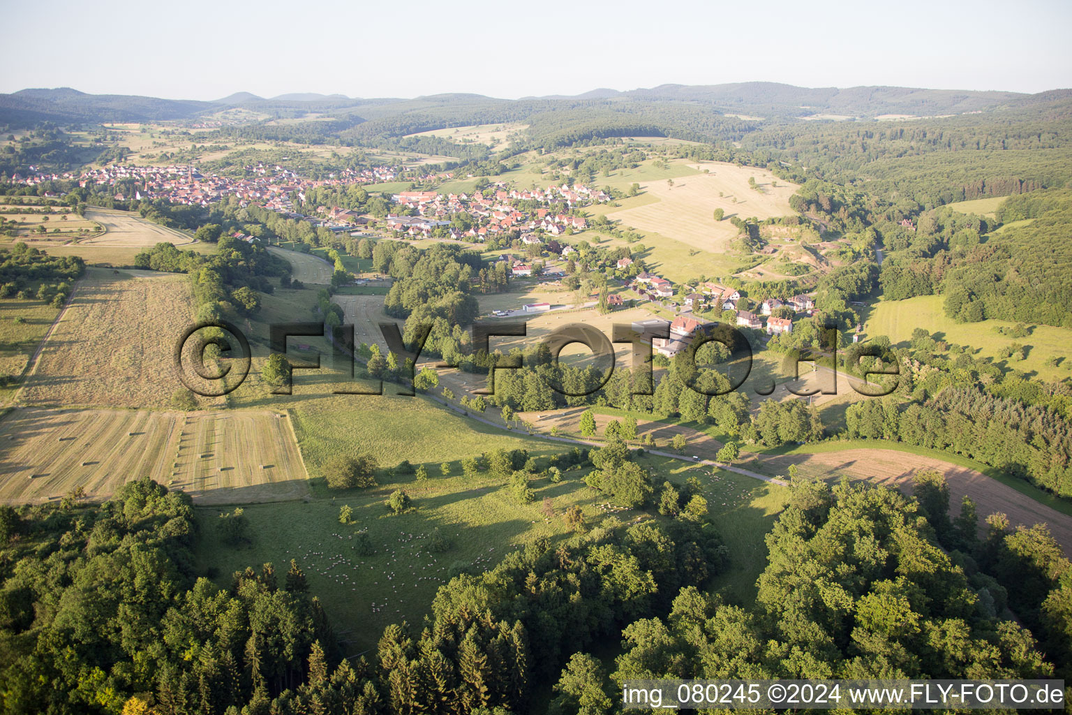 Lembach in the state Bas-Rhin, France